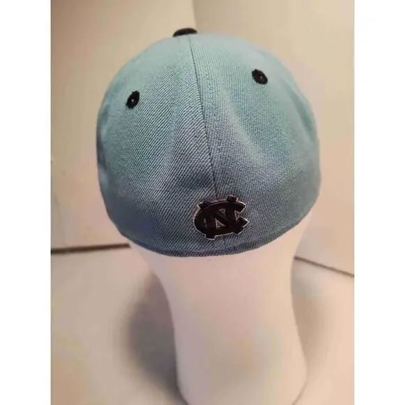 Top Of The World N.C. Tar Heels Logo Embroidered Six-Panel Fitted 6 3/4 Ball Cap - Picture 4 of 10